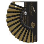 Agrafe evantai 48/set negre Oranjollie