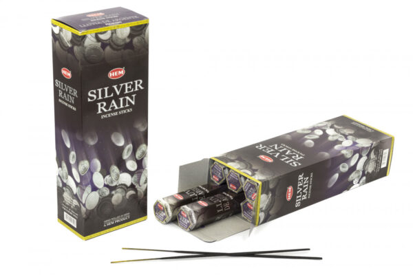 Betisoare parfumate Silver Rain Set 6buc