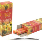 Betisoare parfumate Yellow Rose Set 6buc