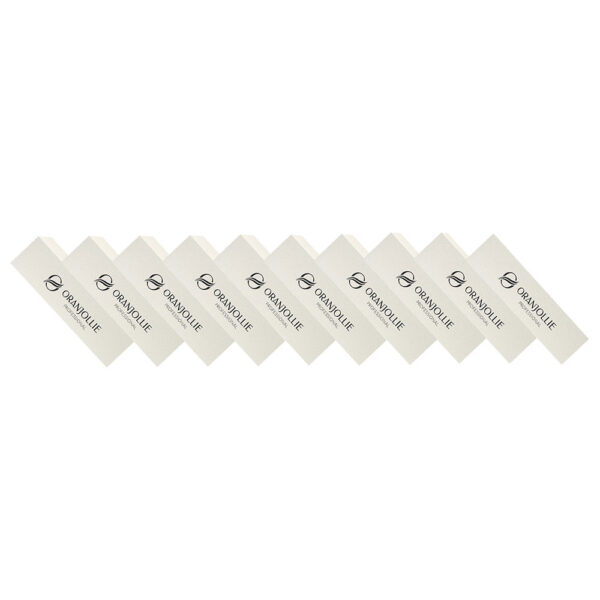 Buffer abraziv alb Oranjollie – set 10 buc