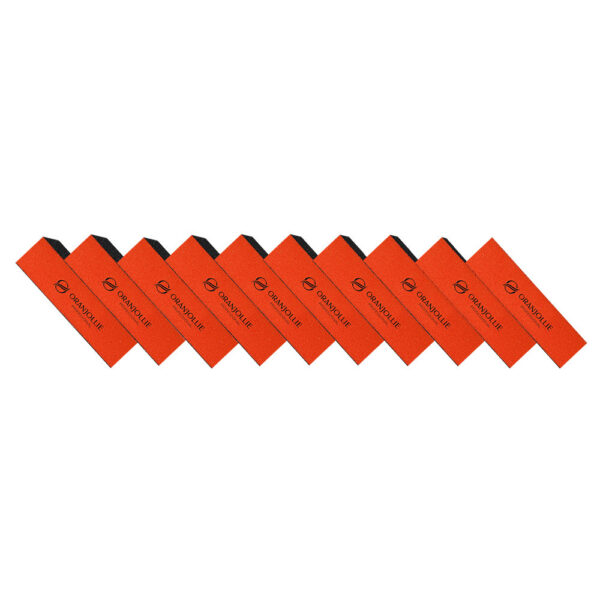 Buffer abraziv portocaliu/negru Oranjollie – set 10 buc