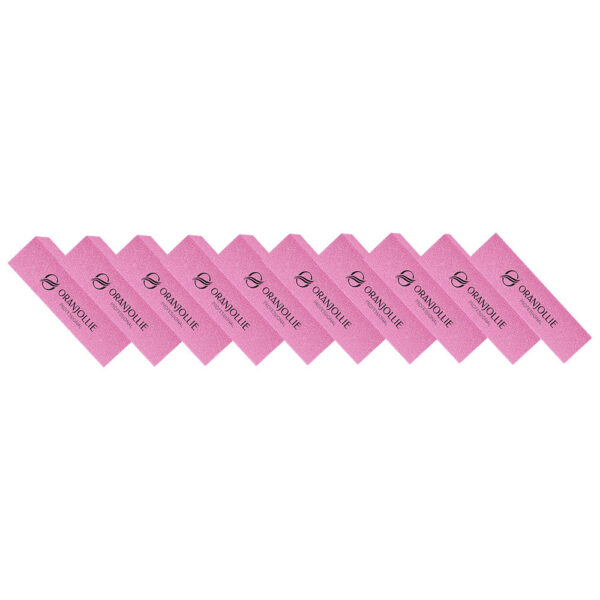 Buffer abraziv roz Oranjollie – set 10 buc