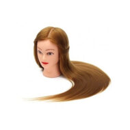 Cap pentru practica salon, par sintetic, blond inchis Oranjollie - imagine 2