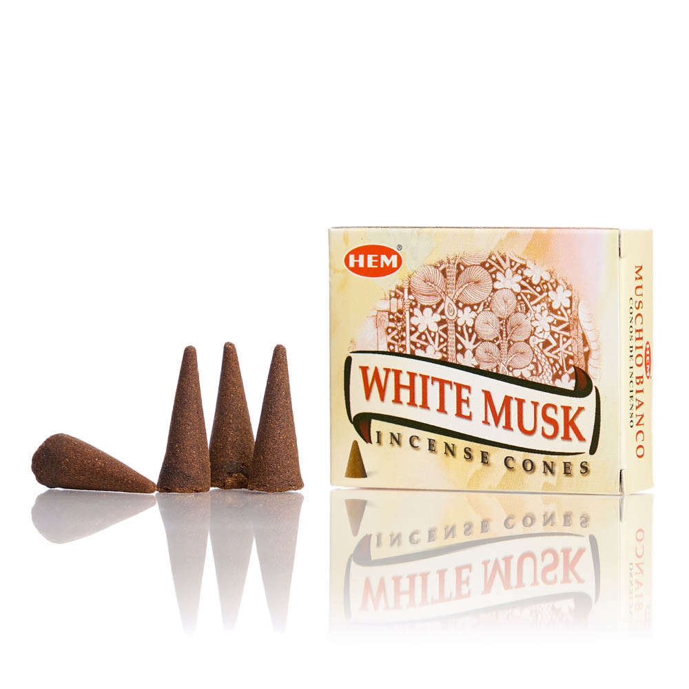 conuri-parfumate-hem-white-musk-10buc2720-1.jpg Conuri parfumate HEM White Musk 10buc - imagine 1