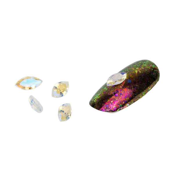 Cristale pentru unghii Multicolor Nr 08 Set 5 buc