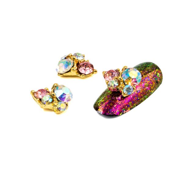 Cristale pentru unghii Multicolor Nr 112 Set 3 buc