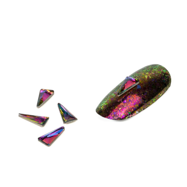 Cristale pentru unghii Multicolor Nr 23 Set 5 buc