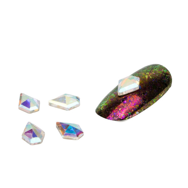 Cristale pentru unghii Multicolor Nr 36 Set 5 buc