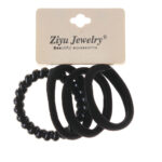 Elastic negru 4 set Oranjollie