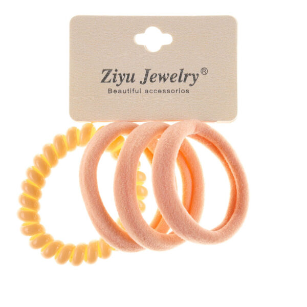 Elastic portocaliu 4 set Oranjollie x82