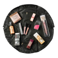 Geanta cosmetice cu snur W718 Negru Oranjollie - imagine 2