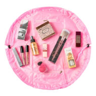Geanta cosmetice cu snur W718 Roz Oranjollie - imagine 2