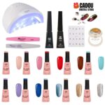 Kit 10 Oje Semipermanente Gel Color Oranjollie