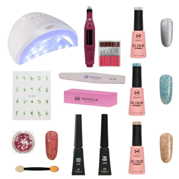 Kit 3 oje semipermanente Gel Color Oranjollie