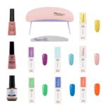 Kit 7 Oje Gel Polish + Solutii Oranjollie