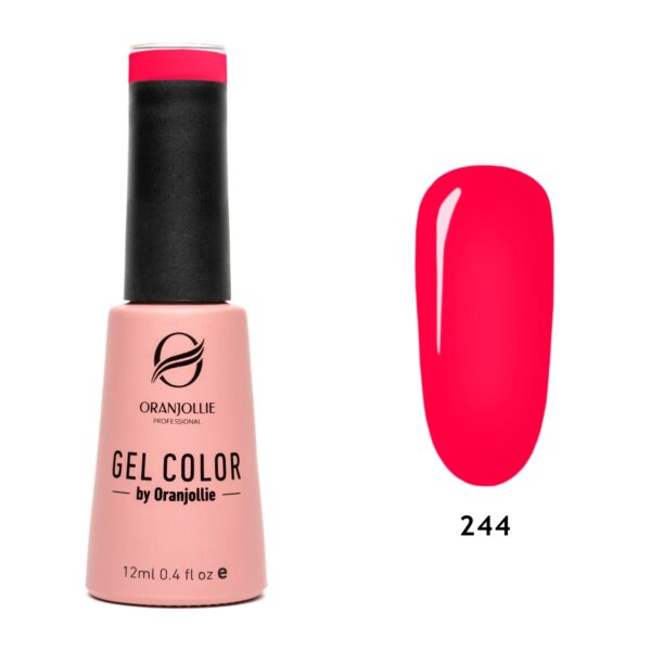 Oja semipermanenta Gel Color Nr.244 12ml Oranjollie