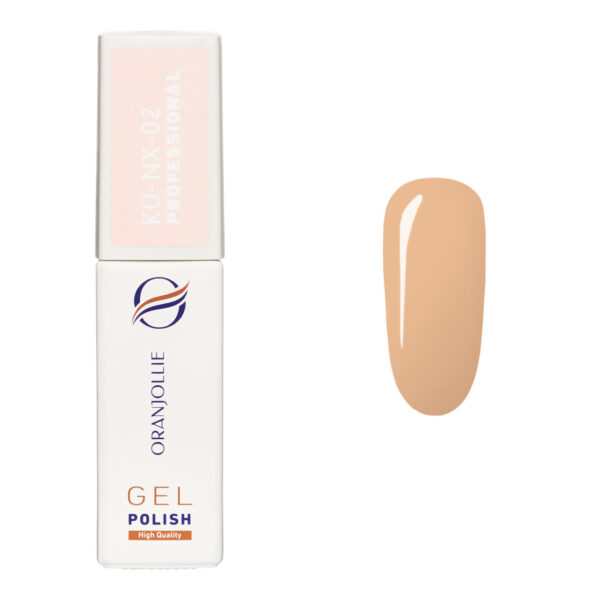 Oja semipermanenta Gel Polish KU-NX02 9ml Oranjollie