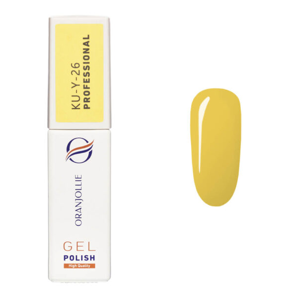 Oja semipermanenta Gel Polish KU-Y26 9ml Oranjollie
