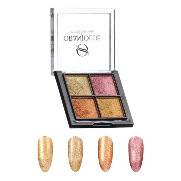 Paleta pigmenti holografici 002 W58B Oranjollie