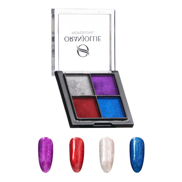Paleta pigmenti holografici 003 W58C Oranjollie