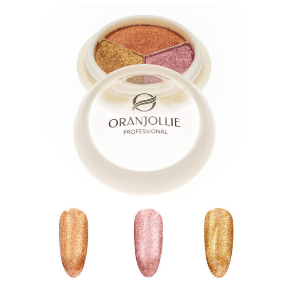 Paleta pigmenti holografici 005 A57C Oranjollie