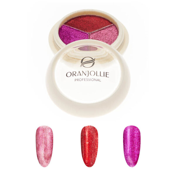 Paleta pigmenti holografici 008 A57F Oranjollie