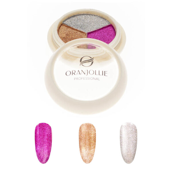Paleta pigmenti holografici 009 A57G Oranjollie