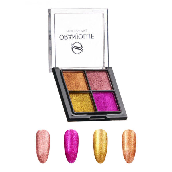 Paleta pigmenti holografici 009 W58G Oranjollie