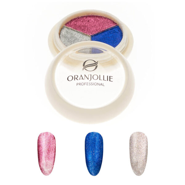Paleta pigmenti holografici 011 A57H Oranjollie