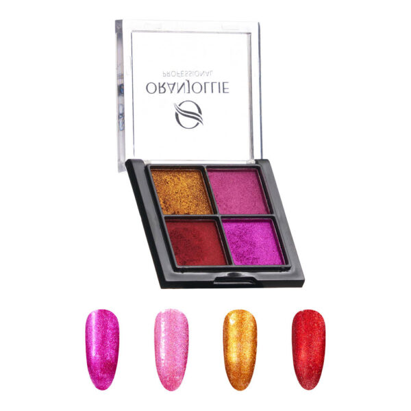 Paleta pigmenti holografici 012 W58J Oranjollie