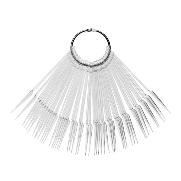 Paletar inel transparent Stiletto Oranjollie 50 buc.