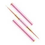 Pensula 2 capete rose gold X28-1 Oranjollie