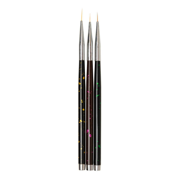 Pensule pictura 3 set negre Oranjollie