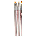 Pensule rose gold 5 set Oranjollie