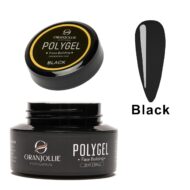 Polygel glitter Black 35g Oranjollie