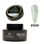Polygel glitter G80 Nr. 35g Oranjollie