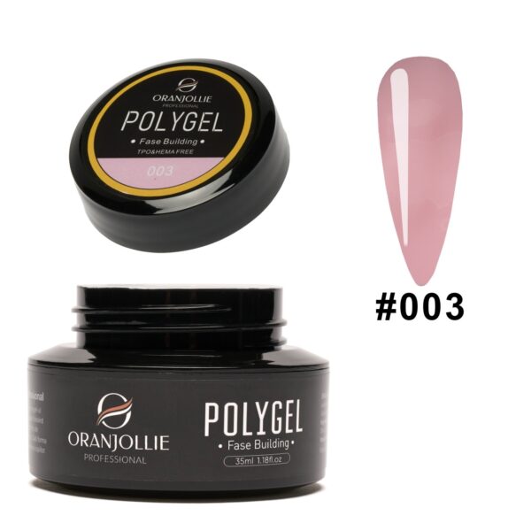 Polygel glitter Nr. 003 35g Oranjollie