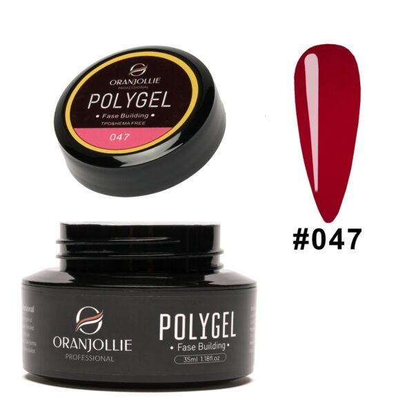 Polygel glitter Nr. 047 35g Oranjollie