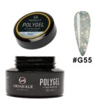 Polygel glitter Nr. G55 35g Oranjollie