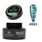 Polygel glitter Nr. G83 35g Oranjollie
