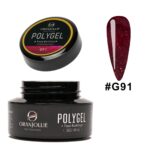 Polygel glitter Nr. G91 Oranjollie