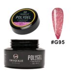 Polygel glitter Nr. G95 Oranjollie