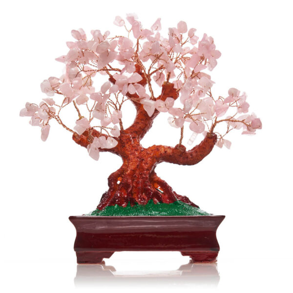 Pom cu pietre semipretioase Cuartz Roz SS90C 22,5cm