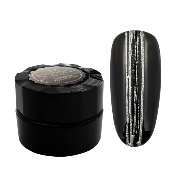 Spider Gel 3D Oranjollie Argintiu