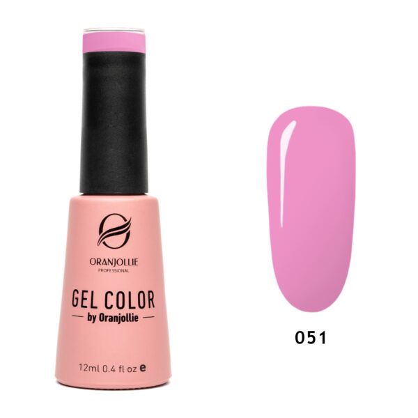 TPO FREE Oja semipermanenta Gel Color Nr.051 12ml Oranjollie