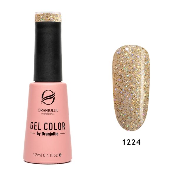 TPO FREE Oja semipermanenta Gel Color Nr.1224 12ml Oranjollie