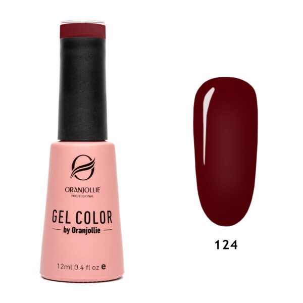 TPO FREE Oja semipermanenta Gel Color Nr.124 12ml Oranjollie