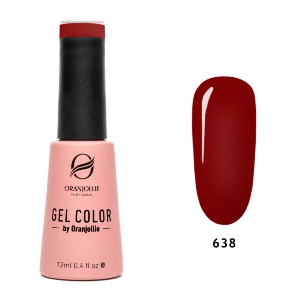 TPO FREE Oja semipermanenta Gel Color Nr.638 12ml Oranjollie