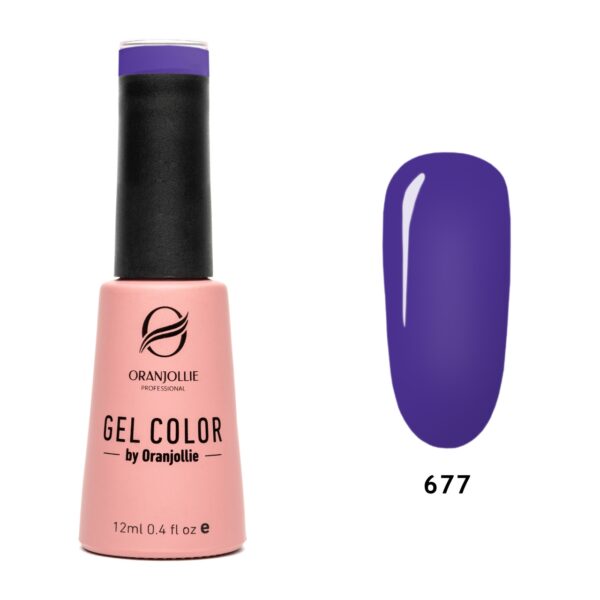 TPO FREE Oja semipermanenta Gel Color Nr.677 12ml Oranjollie