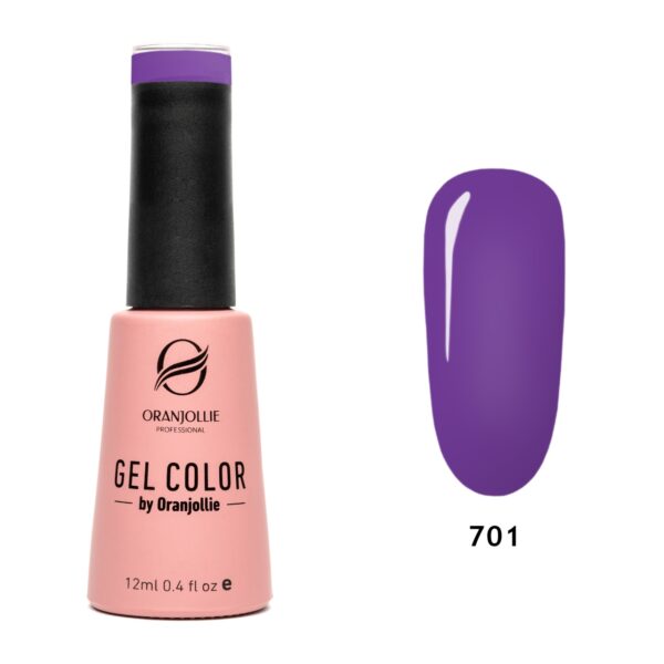 TPO FREE Oja semipermanenta Gel Color Nr.701 12ml Oranjollie